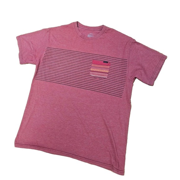 O'Neil T Shirt Large Pocket Red Short Sleeve Surf Collection - Picture 1 of 4